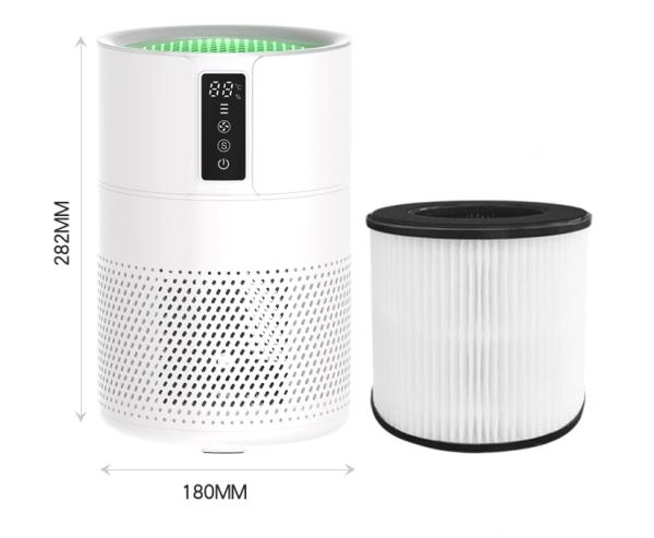 PM2.5 Pollen Removal Air Purifier 120m3/h CE Pet Dander