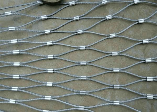Berlin Decoration Stainless Steel Rope Mesh 25*25mm-300*300mm Hole