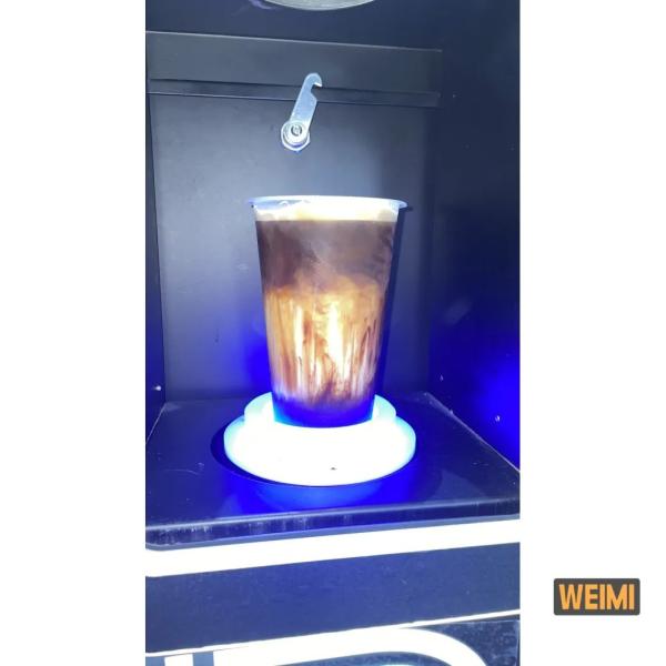 Automatic Coffee Robot Barista with Customizable Recipes