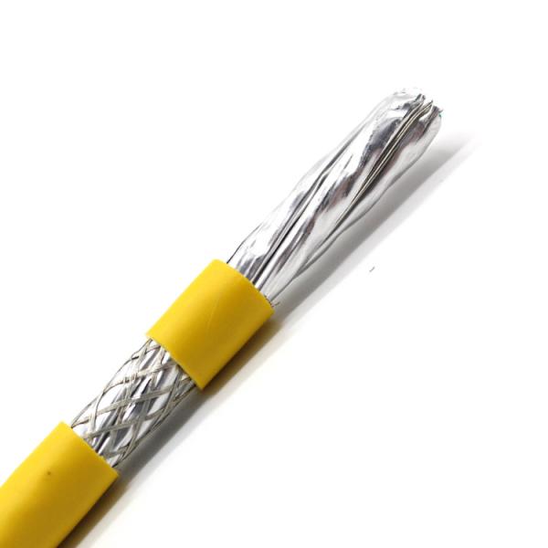 solide de 4pairs 23AWG puisque CAT7 SFTP Lan Cable Individual Foil Shield Al Braiding