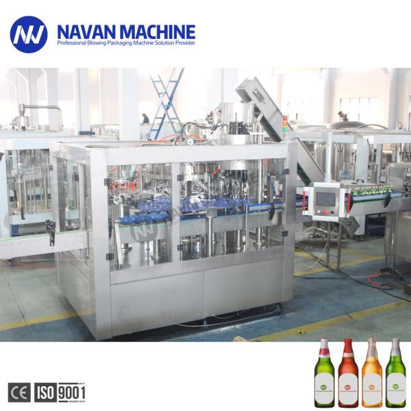Automatic Beer Filling Machine Filling And Capping Machine For Glass / Plastic Bottle
