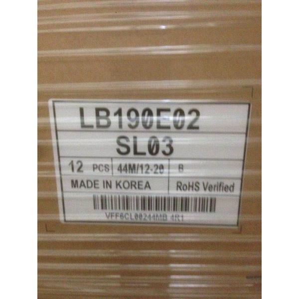 High quality 19 Inch 330 nits 1280*1024 LCD Square Panel for LB190E02-SL03