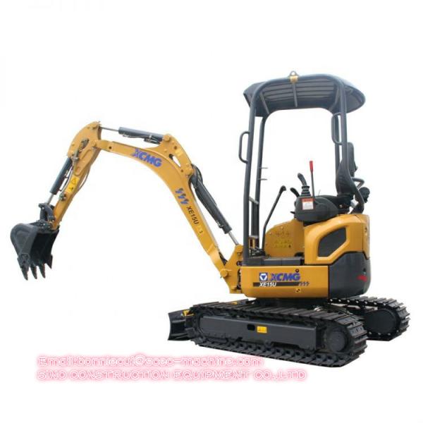 Walking Crawler Wheeled Excavator XE15U Maximum Digging Depth 2290mm 1.7 Tons