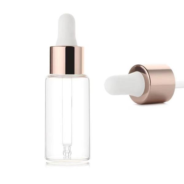 Flacon d'huile essentielle en verre dépoli de 20 ml avec col de 18 mm
