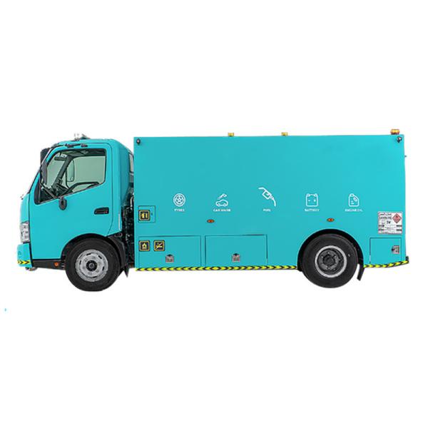 4x2 Drive Wheel Medium Diesel Refueling Tank Truck Manual Transmission With 5000L Tank Volume