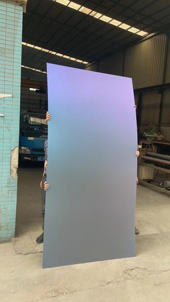 201 304 Gradient Blue Red Stainless Steel Sheets Door Hotel Decoration