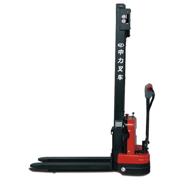 Compact Straddle Pallet Stacker Forklift Hydraulic Lifting Customized