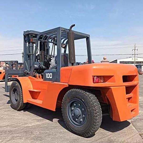 FD100 Diesel Operated Forklift 10000kg ISUZU 6BG1 4m Mast Forklift Counter Balance