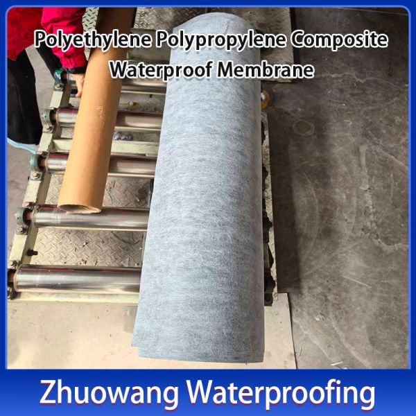 Eco Friendly Polyethylene Polypropylene Waterproof Membrane Roll On For Roof Basement