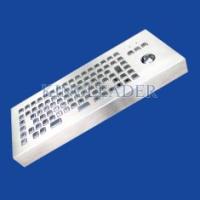 Teclado de computador industrial do metal da prova da poeira com chaves do Trackball 86