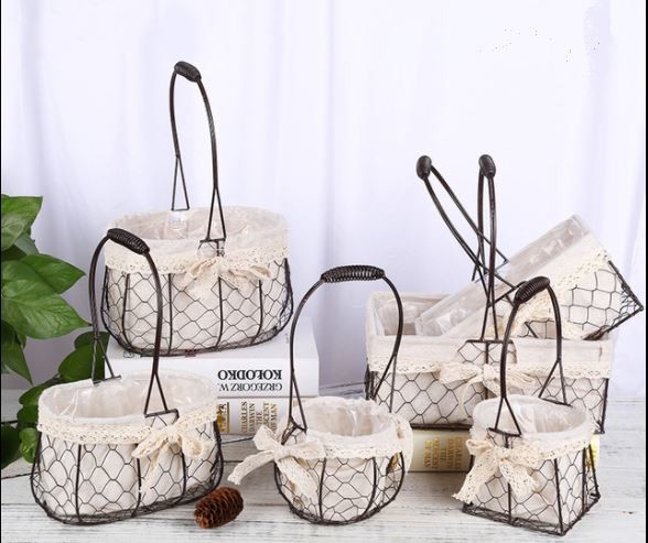 Holiday Gift Iron Basket