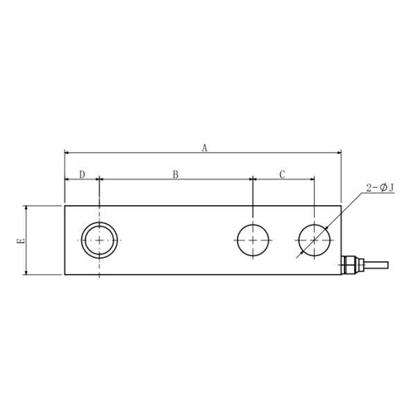 IP68 1.94mv/V Stainless Steel Load Cell 0.22t-4.4t Strain Gauge Weight Sensor