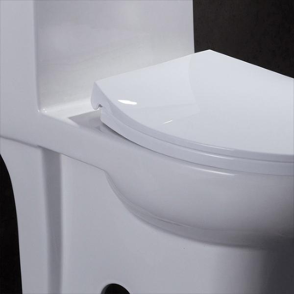 CUPC One Piece Flush Toilet Skirted Fully Trapway Cistern 1 Piece Commode