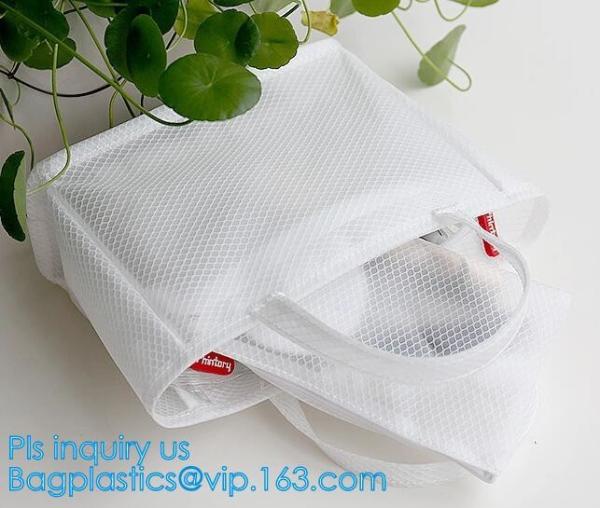 polyester outdoor tote beach mesh bag for women/fashion nylon mesh shopping handbag, Nylon Mesh Beach Bag, carry, wallet