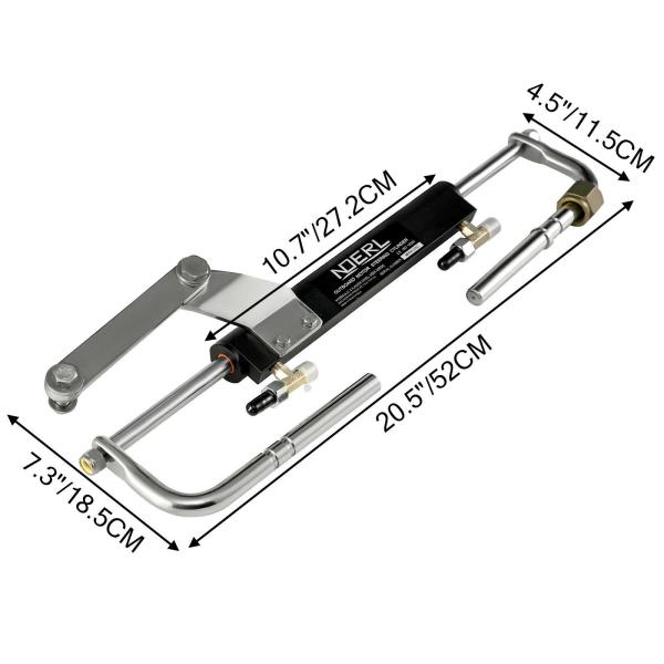 Hot Selling Marine Hydraulic Outboard Steering System Boat Steering Cylinder Helm 90HP For Yacht