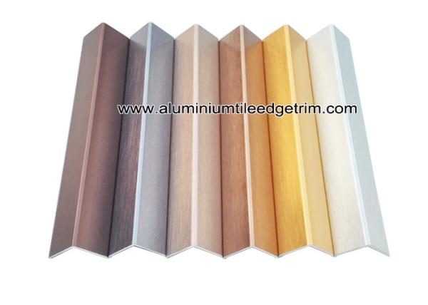 Durable Anodized Brushed Aluminium Corner Protectors For Walls 1.5mm Thickness