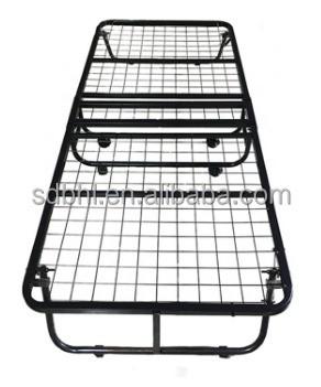 Hotel Extra Bed Modern Folding Metal Frame Portable King Size Bedroom Furniture for Home