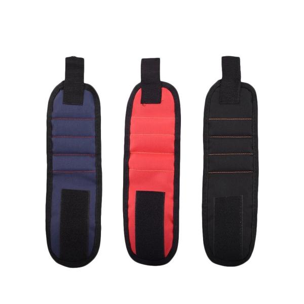 Hot Sale Polyester Strong Magnetic Wristband Portable Tool Bag Pouch Electrician Wrist Tool Screws Nails Drill Bits Holder