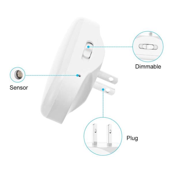 12pcs Led  AC110V Children'S Plug In Night Light / Amber Led Night Light