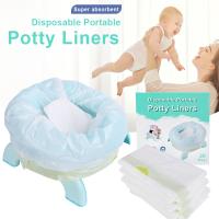 Revêtements universels de chaise de pot de voyage portatif en plastique blanc de LDPE avec le cordon