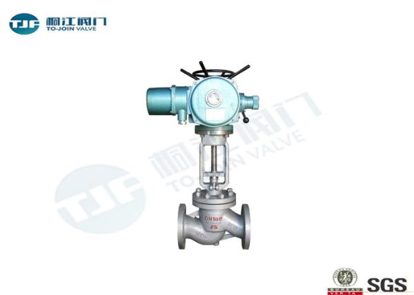 Electric Globe Stop Valve With Flange Ends ANSI 16.5 ASTM A216 Gr WCB