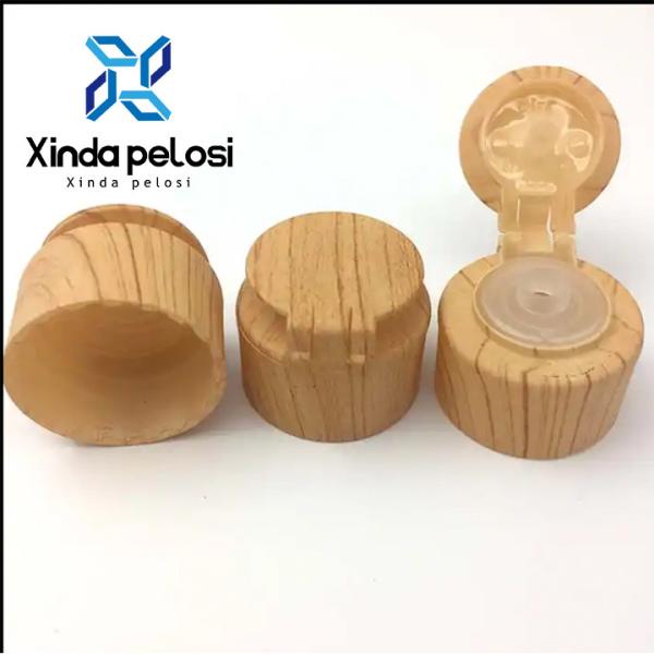 28 мм пластиковые крышки для бутылок косметическая упаковка натуральный бамбук
