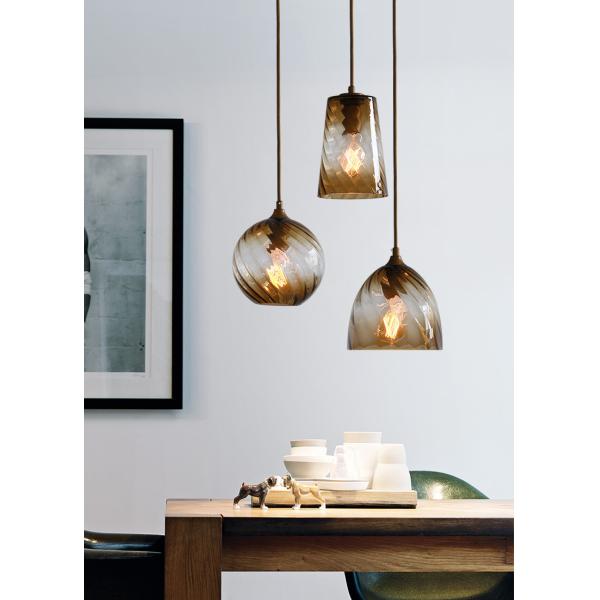 American single head E27 blue glass pendant simple personality Nordic bar light(WH-GP-84)