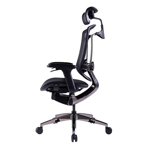 Black Back Support Computer Desk Chair Multifunctional Adjustable  Ergonomic Swivel Office Chair