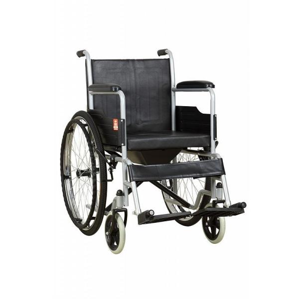 wheelchair with commode