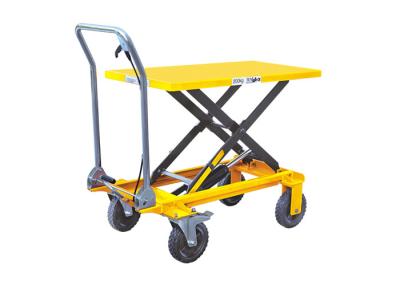 Hidráulico Scissor a tabela de elevador com certificação fácil do CE da operação do pedal do pé