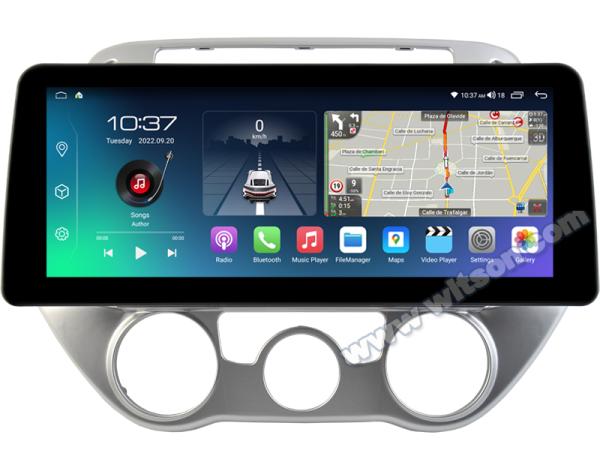 12.3 Smart Ultra Wide Screen For Hyundai i20 Manual Air conditioner 2008 - 2014 Car Stereo
