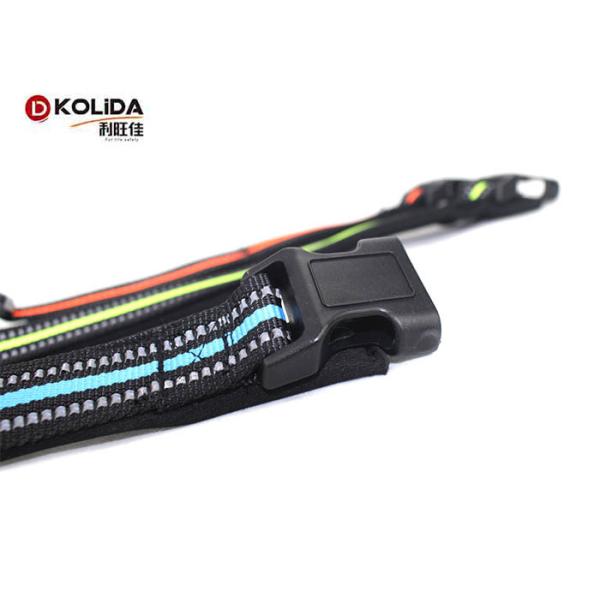 Nylon Reflective Luminous Dog Collars Neoprene Padded For Pet Puppy Training