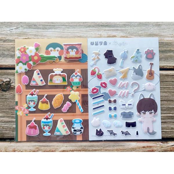 Стикеры письма пены фильма PVC профессиональных стикеров мультфильма OEM 3D мягкие