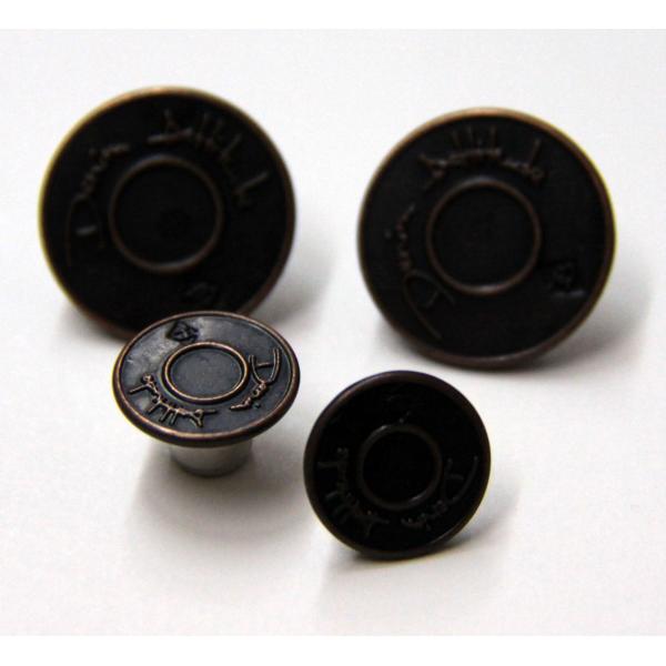 Oil Painting Zamak Custom Clothing Buttons Zinc Alloy , Flat / 3D