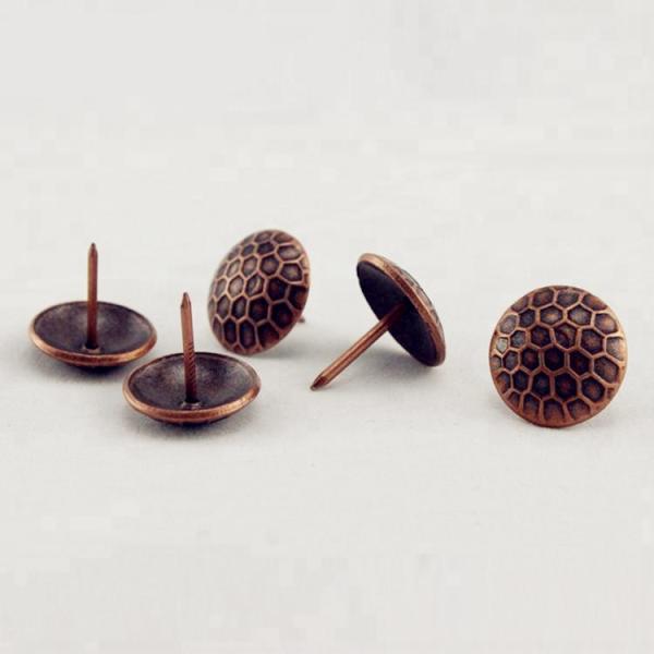 Special Design Bronze Decorative Upholstery Nails 11mm Fast Heat Dispersion