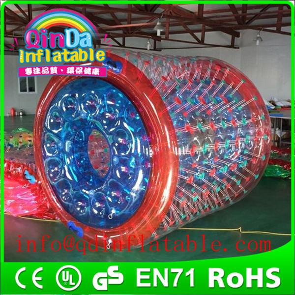 QinDa Inflatable water wheel for fun water roller ball price water walking roller ball