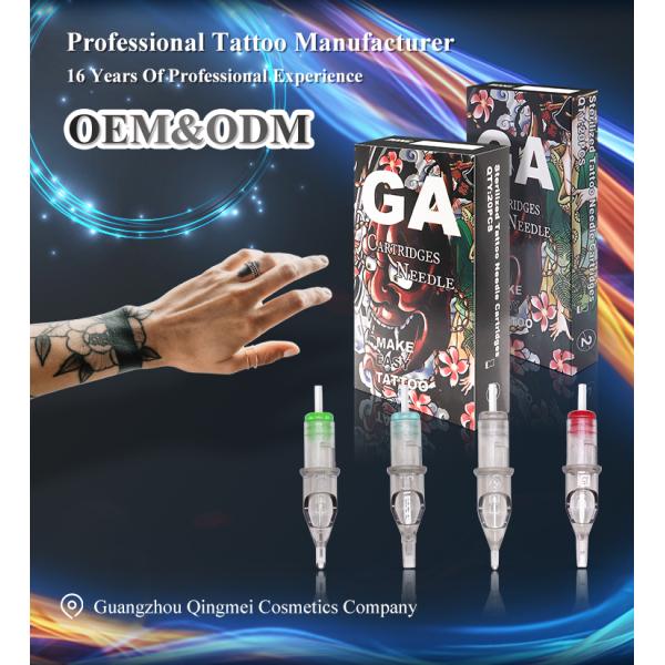 20pcs Disposable Tattoo Needles 7RL Stainless Steel Cartridges