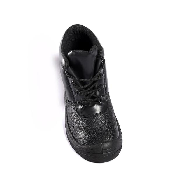 Shengjie Steel Midsole Genuine Leather Upper Embossed Cow Leather for Comfortable Footwear Safety Shoes