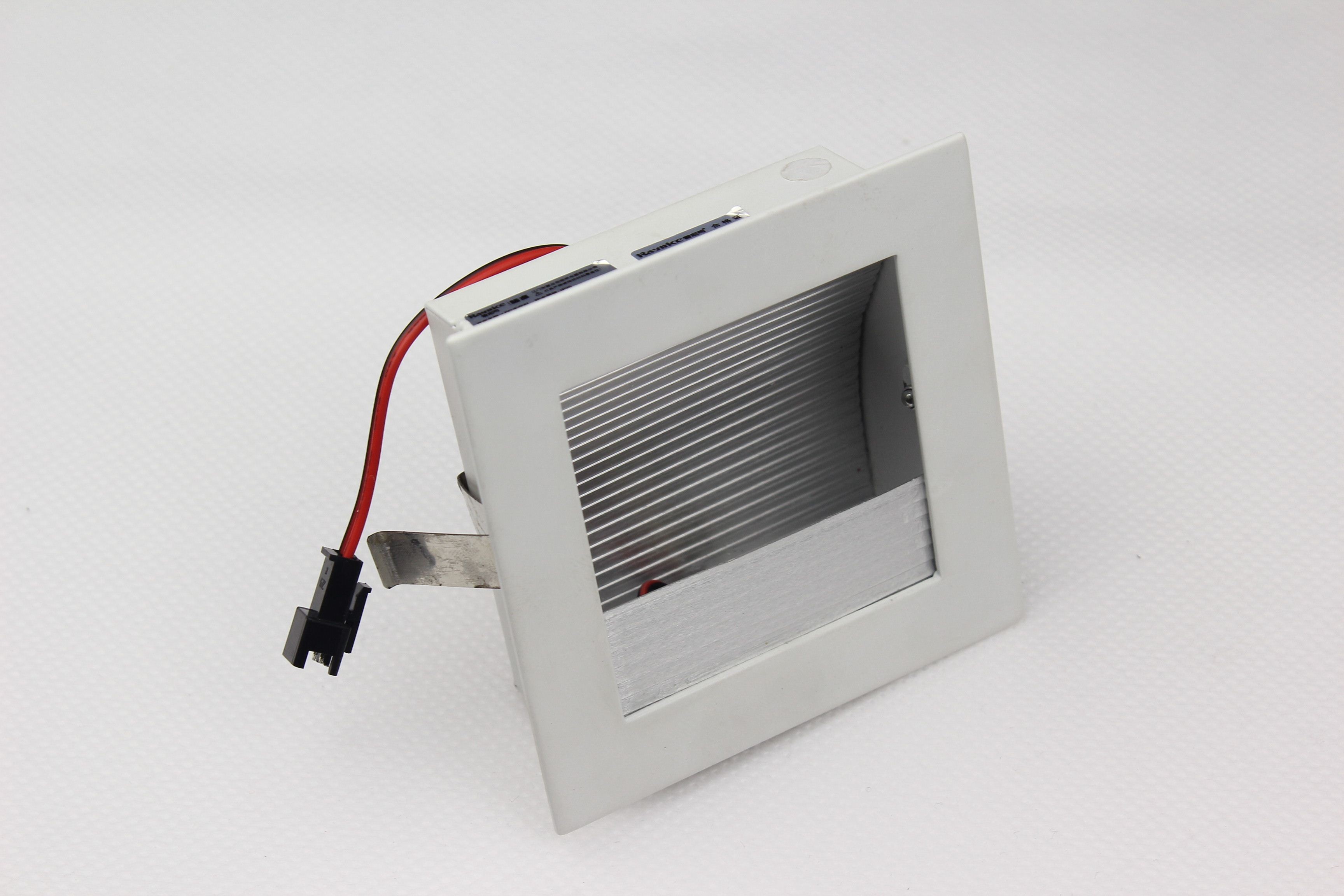 Stainless steel stair step Led footlight 50 / 60Hz with 30000hrs Long lifespan