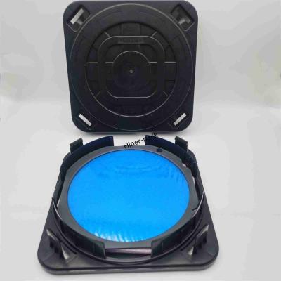 Match Frame ESD Horizontal Wafer Carrier Box Container Set Conductive PP Material