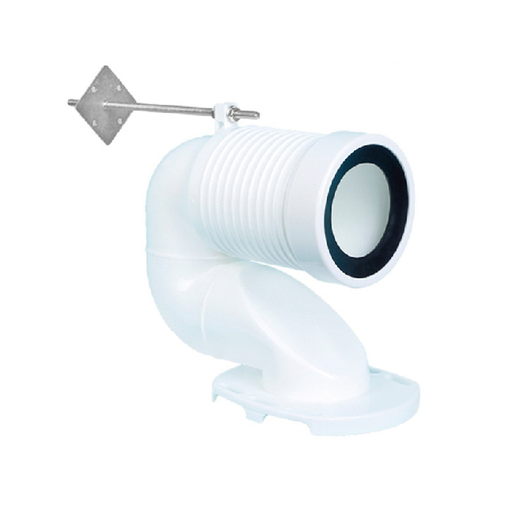 Toilet Drain Pipe Fitting, Straight Pipe For Wall Drainage To Floor Drainage Conversion Joint, Universal Displacement Pipe