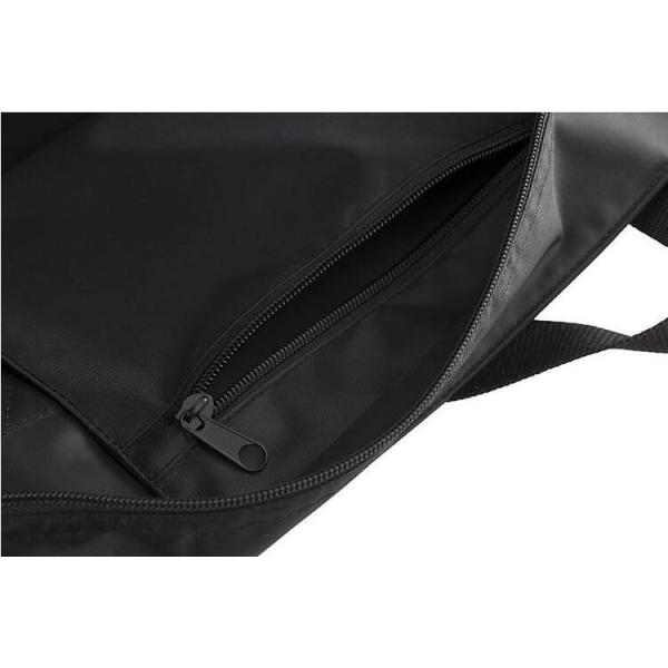 High quality wholesale cheap shopping black nylon foldable tote bag