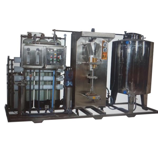 Tipo de embalagem de bebidas sacos linha de produção de água de saquete automática completa 2000bph