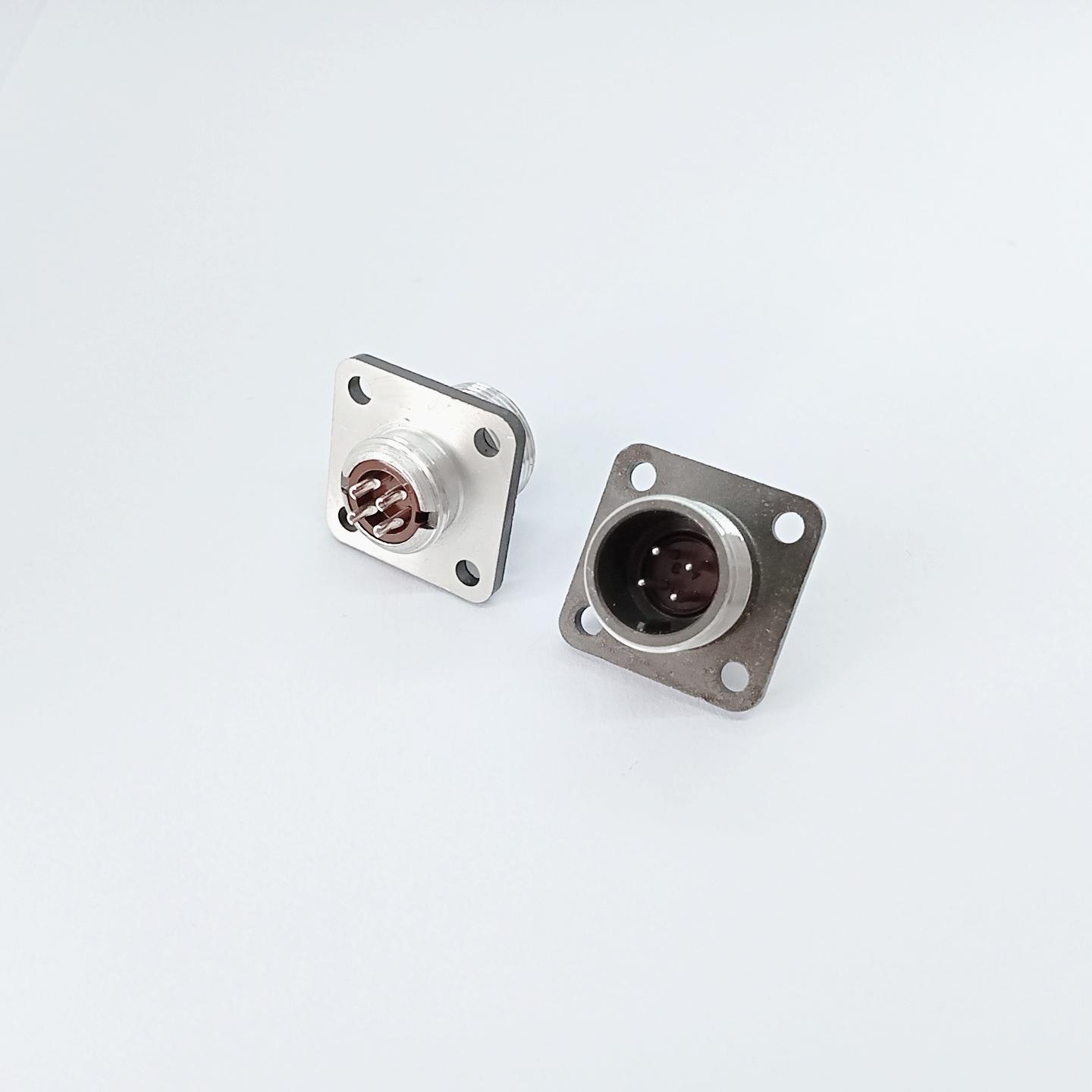 RU-STD Circular Connector 2PM14K4QB2 4 Pin Straight Female Circular Connector