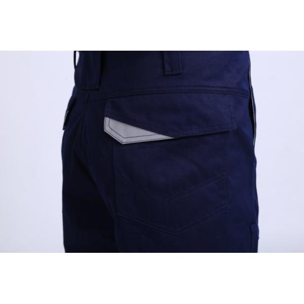 облегченные пожаробезопасные брюки защиты от дуги 280gsm с отражательными прокладками на ноге