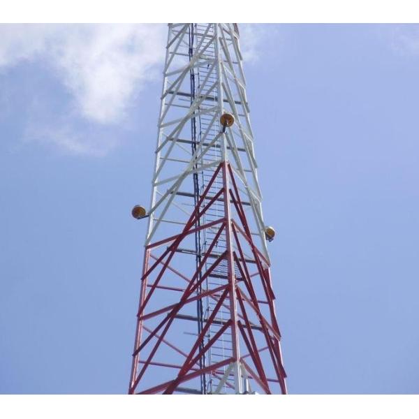 High Quality Customizable Triangular Angle Steel Telecommunication Tower Kit With Mounting Brackets And Accessories