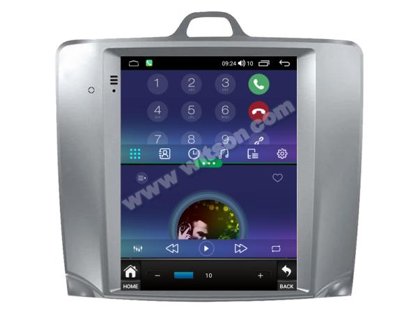 9.7'' Tesla Vertical Screen For Ford Focus 2 3 Mk2 Mk3 2004-2011 Android Car Multimedia Player