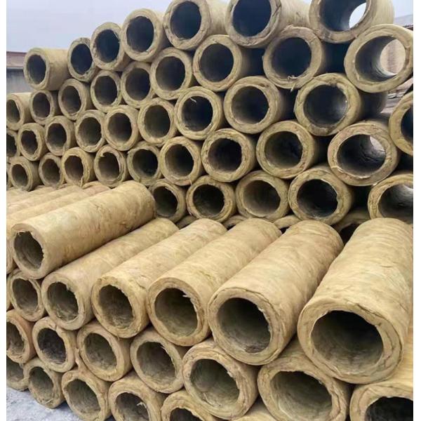 Cinema Sound Absorbing Rock Wool Tube Pipe 10cm Thick Yellow