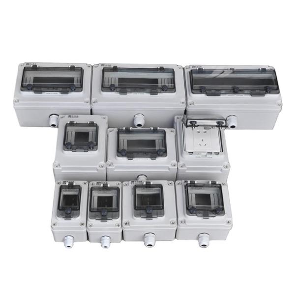 Wall Electric Enclosure Plastic Switch Circuit breaker Box IP67 Waterproof Outdoor 2 3 4 5 6 8 10 12 16 18 Way