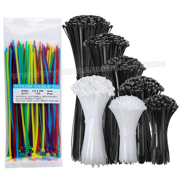 Bridas sujetacables amarras abrazaderas ataduras corbatas cintillas de nylon 200mm x 3,6 sujetador sujeta cable de plástico, fleje tirraje amarre suncho zuncho cincho cintillo cinturón precinto de poliamida ajustable de Ø3mm~50mm (18kg/40lb) para exteriores Bridas sujetacables 200mm x3,6 amarracable, cintillo cincho precinto nylon ajustable Ø3~50mm (18kg/40lb) para exteriores